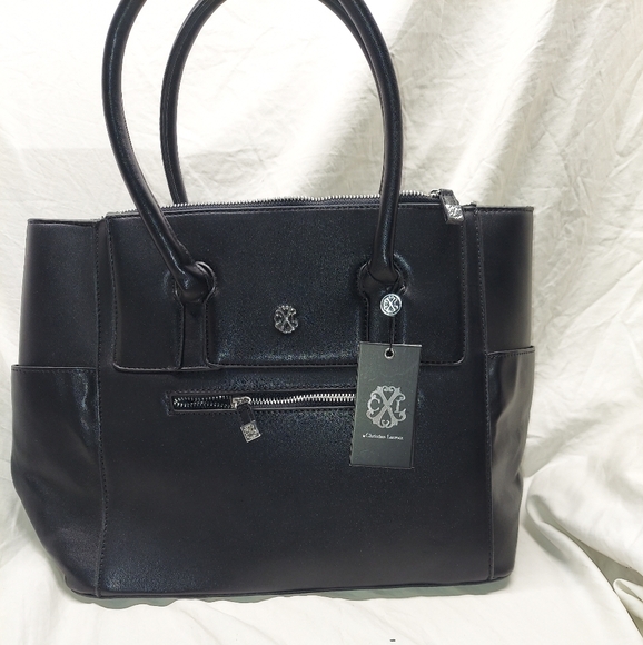New Christian Lacroix CXL Black Marie Handbag Tote - Picture 1 of 6